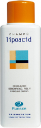 Sampon exces sebum scalp gras Lipoacid Tricosystem Rueber 400ml 