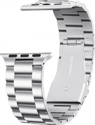 Curea compatibila Apple Watch metalica 42/44mm argintiu 