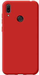 Husa high quality bumper slim din TPU capac de protectie pentru Huawei Y7 2019 Rosu SHO1067 