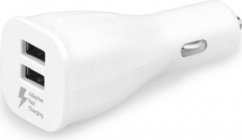 Incarcator Auto SAMSUNG EP-LN920BW Adaptive Fast Charge 2xUSB 2.0A Alb 