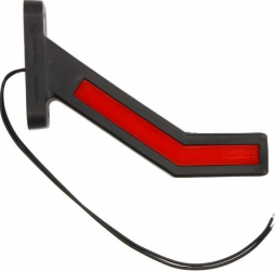 Lampa gabarit LED 1166L W168.1 12-24V Alb Rosu 