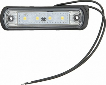 Lampa gabarit LED 1340 W189 12V - 24V Alb