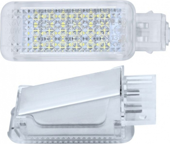 Set 2 Lampi LED pentru interior lumina alba compatibila AUDI A3 