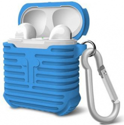Husa suport casti Apple AirPods carabina Albastru SHO1094 