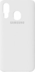 Husa protectie spate silicon soft pentru Samsung Galaxy A20/A30 bumper ultraslim Alb SHO1208 