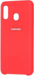 Husa protectie spate silicon soft pentru Samsung Galaxy A20/A30 bumper ultraslim Rosu SHO1177 