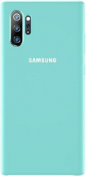 Husa protectie spate silicon soft pentru Samsung Galaxy Note 10 Plus/Note 10+ bumper ultraslim Bleu SHO1171