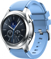 Curea Silicon MTP Quick Release 22mm Light Blue pentru Samsung Galaxy Watch 46 