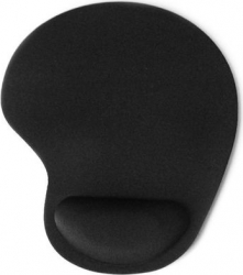 Mouse Pad cu suport confortabil pentru incheietura mainii invelis exterior textil Negru SHO1099 