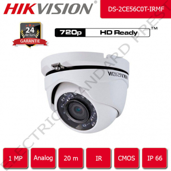 Camera de supraveghere HIKVISION analog 20 m IR HDReady 1 Megapixel 720p 2.8 mm interior / exterior 