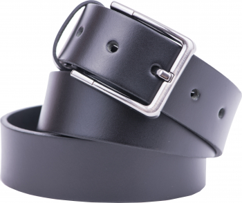 Curea piele barbati Toro Nero Matte black 110 cm 