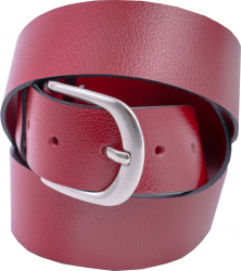 Curea piele dama Toro Nero Thick cherry 115 cm 