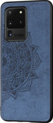 Husa de protectie pentru Samsung Galaxy S20 Ultra cu motive Mandala protectie spate bumper capac de protectie Albastru SHO1537 