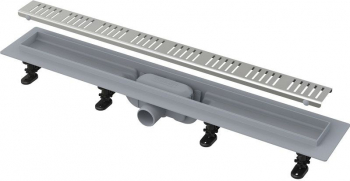 Rigola Alcaplast pentru dus cu margine pentru gratar perforat 770 and times 75 and times 155 mm 