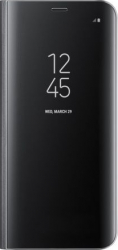 Husa Flip Stand Clear View Huawei P30 Black 
