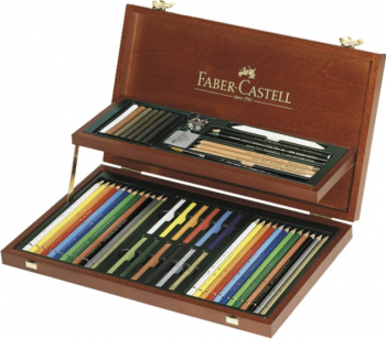 Set Art and Graphic 54 Buc Cutie Lemn Faber-Castell 