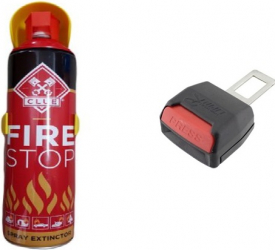 Pachet - Stingator auto Motor Starter and trade tip spray cu suport de prindere 1000 ml anulator centura siguranta 