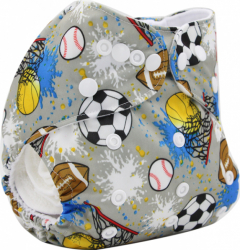 Scutec textil/lavabil bambus Alvababy Sports Fan 