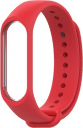 Bratara de schimb din silicon pentru Xiaomi Mi Band 3 / 4 Red / Rosu 