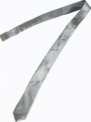 Cravata cu aspect matasos gri 155 x 5 cm Vivo 