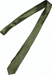 Cravata cu aspect matasos verde inchis 155 x 5 cm Vivo 