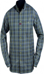 Camasa Hart Lescun cu maneca lunga in carouri verde marimea 2XL 