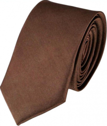 Cravata cu aspect matasos maro 157 x 9 cm CRV2 Vivo