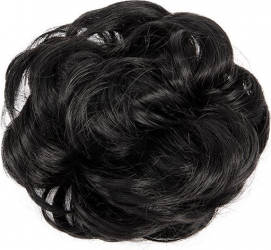 Elastic din par sintetic negru Vivo 