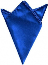 Batista de buzunar pentru sacou cu aspect matasos 21 x 21 cm dark blue