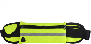 Borseta sport pentru alergat cu buzanar pentru telefon mobil si accesorii material impermeabil Verde BBL1600 