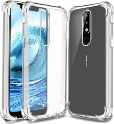 Husa Tpu Protectie Silicon Antisoc Nokia 5.1 Plus Transparent