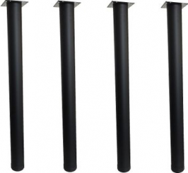 Picior pentru masa H 820 D 60 finisaj negru set 4 bucati 
