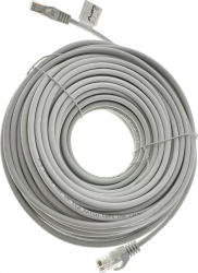 Cablu UTP Lanberg PCU5-10CC-3000-S-DC cat.5e mufat 2xRJ45 lungime 30m AWG 26 100 MHz de legatura retea ethernet gri 