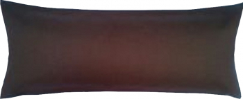 Perna cervicala Amirra 50 x 20 cm maro bumbac husa detasabila 