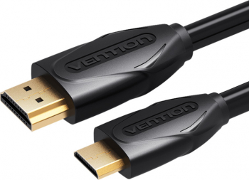 Cablul Mini HDMI la HDMI Full HD 1080P Placat cu aur 1 5 metri Vention 