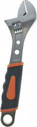 Cheie reglabila 260mm cu scala 30mm cu 2 chei fixe de 5.5 si 10mm si cheie inelara dreapta de 18mm cu maner izolat CR-10169-DC 