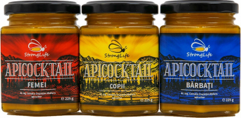 Pachet ApiCocktail - mix-uri apicole pentru cresterea imunitatii intregii familii by Dr. Ing. Cornelia Dostetan Abalaru apicultor - 675g