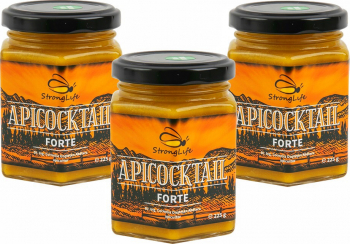 Pachet ApiCocktail Forte - mix-uri apicole pentru intarirea sistemului imunitar by Dr. Ing. Cornelia Dostetan Abalaru apicultor - 225g 