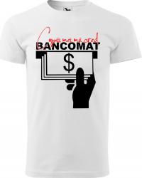 Tricou personalizat barbati Bancomat Greenfish Alb 2XL 