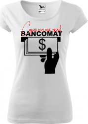 Tricou personalizat femei Bancomat Greenfish Alb 2XL 