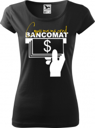 Tricou personalizat femei Bancomat Greenfish Negru M 