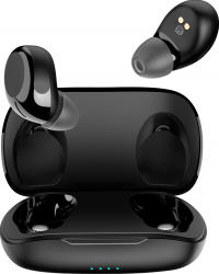 Casti earbuds TWS stereo Rock Space premium negru 