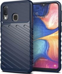 Husa de protectie Bibilel Hardcase pentru Samsung Galaxy A20e protectie spate bumper capac de protectie Bleumarin BBL1402 