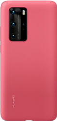 Husa de protectie spate silicon soft pentru Huawei P40 Pro bumper ultraslim Roz BBL1564 