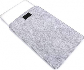 Husa Protectie pentru MacBook 15 inch protectie praf si zgarieturi 15 din fetru Gri BBL1470