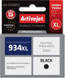Cartus cerneala original ActiveJet 934XL/HP negru C2P23AE Officejet Pro 6230 Officejet Pro 6830 capacitate mare 50 ml 