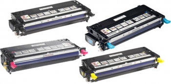 Pachet Promotional GraphiteK Set 4 Cartuse toner GraphiteK compatibile DELL 3130cn 330-1198 negru cyan magenta yellow 9000 pagini 
