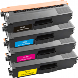 TN 326 Set 4 Cartuse Toner Laser GraphiteK compatibil BROTHER TN325 16.500 pagini TN325BK TN325C TN325M TN325Y - HL4140 HL4150 HL4570 