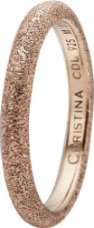 Inel Diamond Dust Argint placat cu aur rose Masura 51 