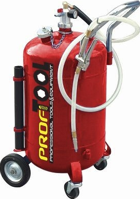 Recuperator de ulei uzat cu actionare pneumatica 65 litri 